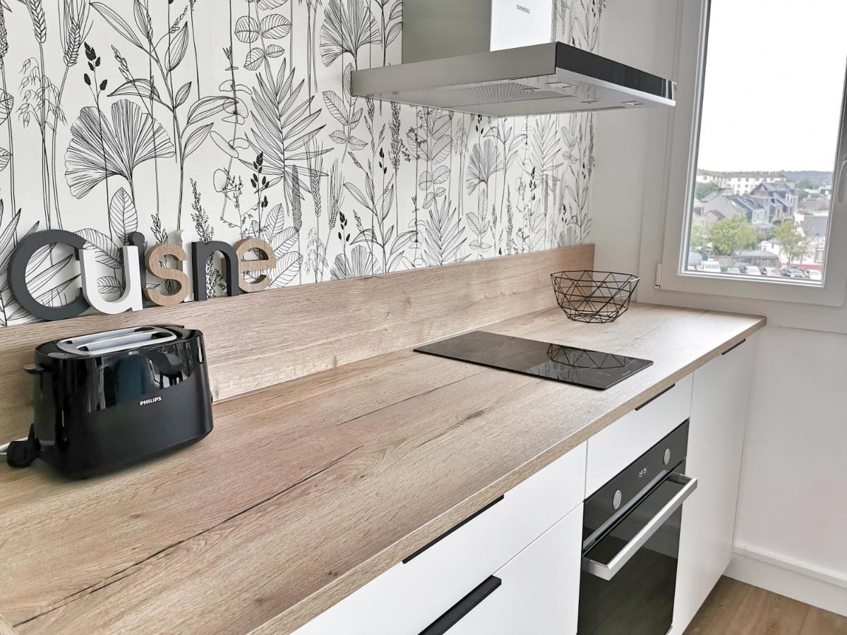 Appartement Lumineux Avec Balcon Et Parking Cherbourg-en-Cotentin Eksteriør billede